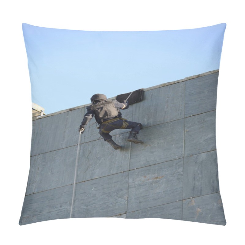 Personality  Training Of Police Special Forces Pillow Covers