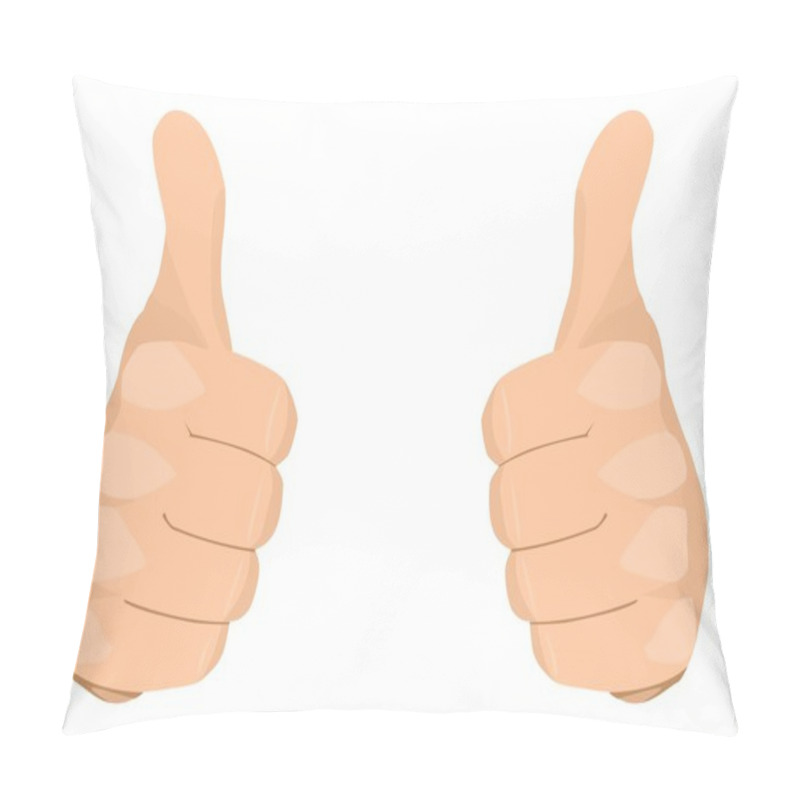 Personality  Two Thumbs Up Pillow Covers