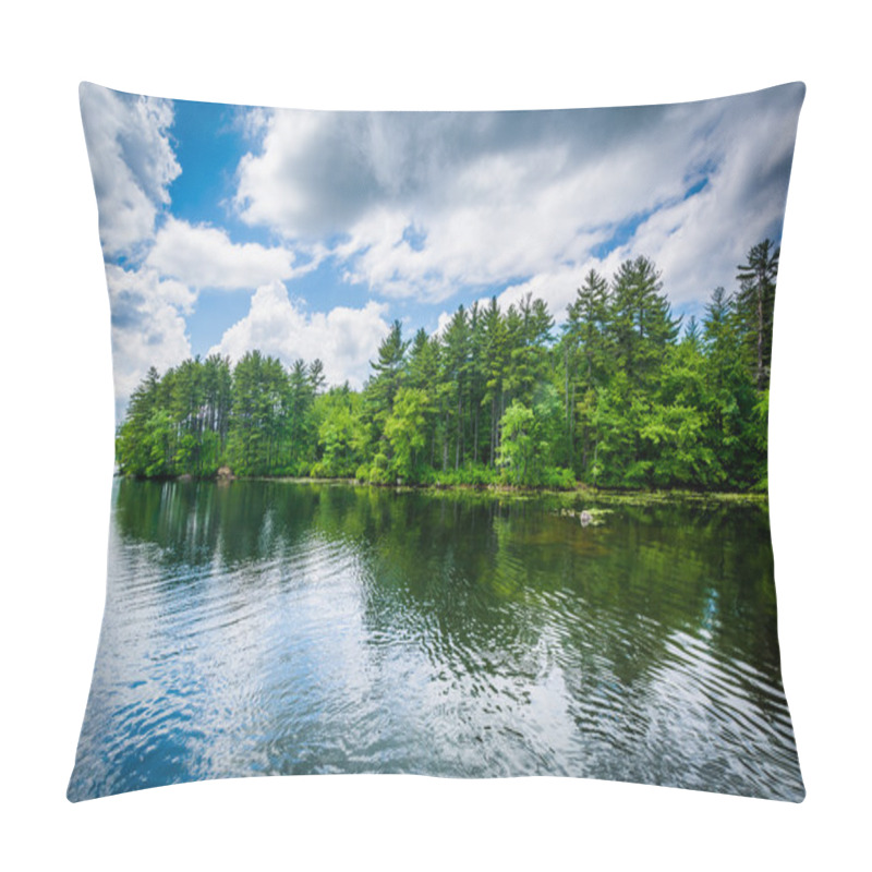 Personality  Massabesic Lake, In Manchester, New Hampshire. Pillow Covers