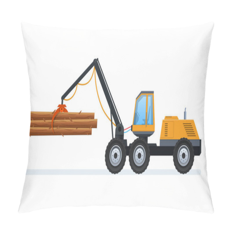 Personality  Wood Production And Forestry. Loading And Transporting Goods. Pillow Covers