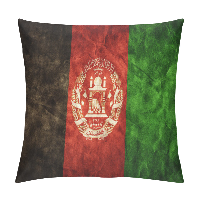 Personality  Afghanistan Grunge Flag. Pillow Covers