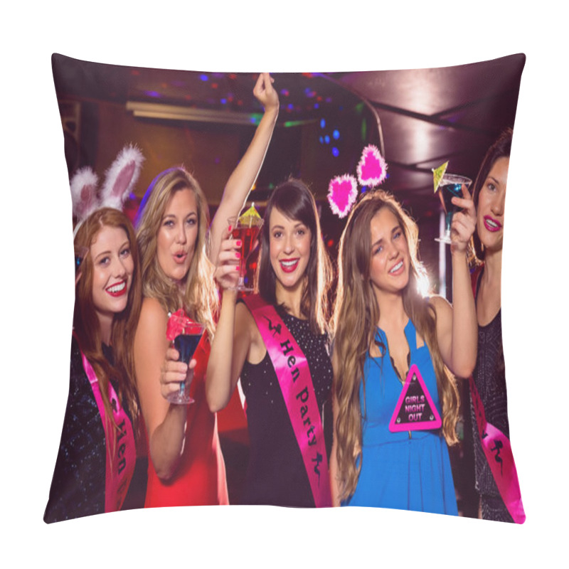 Personality  Pretty Friends On A Hen Night Pillow Covers