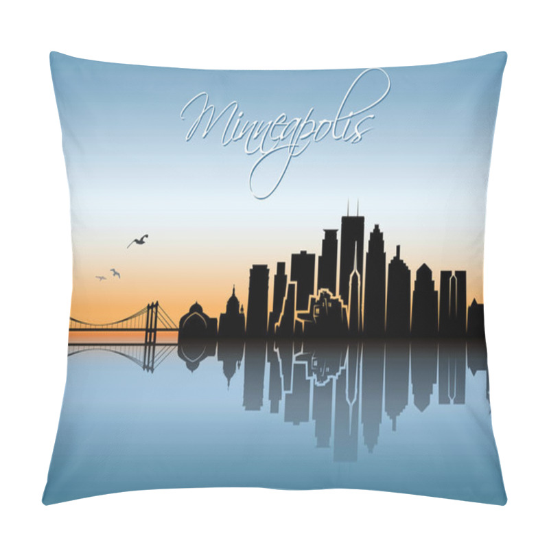 Personality  Minneapolis City Skyline  Pillow Covers