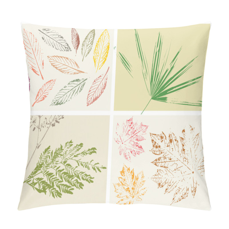 Personality  Plants Grunge Pillow Covers