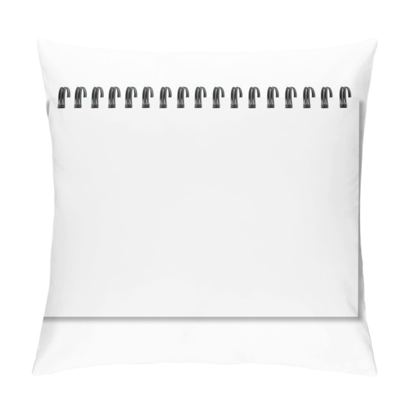 Personality  Leaf Notebook With Shadow On White Background Vector Illustration Pillow Covers