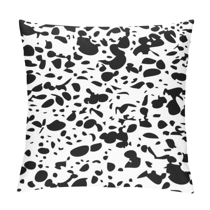 Personality  Vector Seamless Animal Black And White Pattern. Leopard, Cheetah Pillow Covers