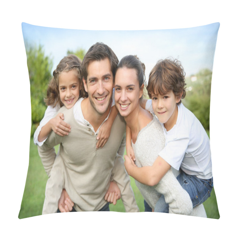 Personality  Parents With Children Pillow Covers