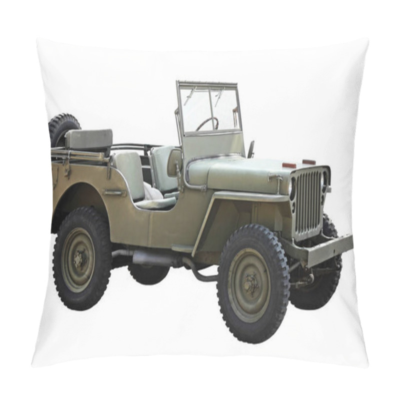 Personality  Old American Military Vehicle Pillow Covers