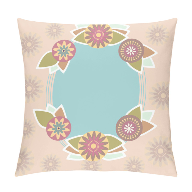 Personality  Vector Floral Background Design Pillow Covers