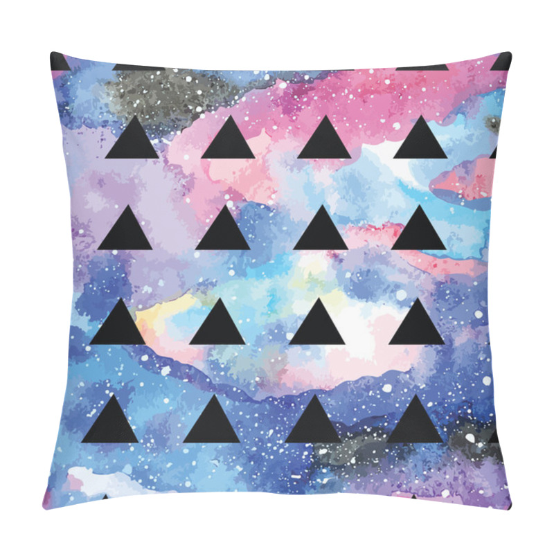 Personality  Galaxy Seamless Pattern. Pillow Covers