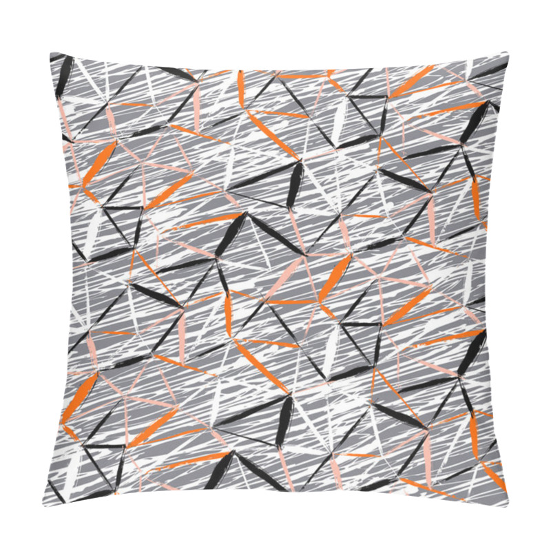 Personality  Hand Painted Geometric Pattern Pillow Covers