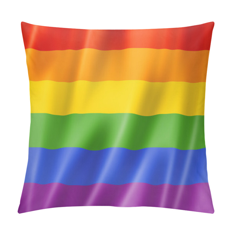 Personality  Rainbow Gay Pride Flag Pillow Covers