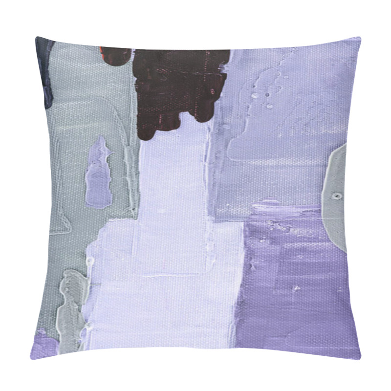 Personality  Brush Strokes Texture On Abstract Oil Painting Pillow Covers