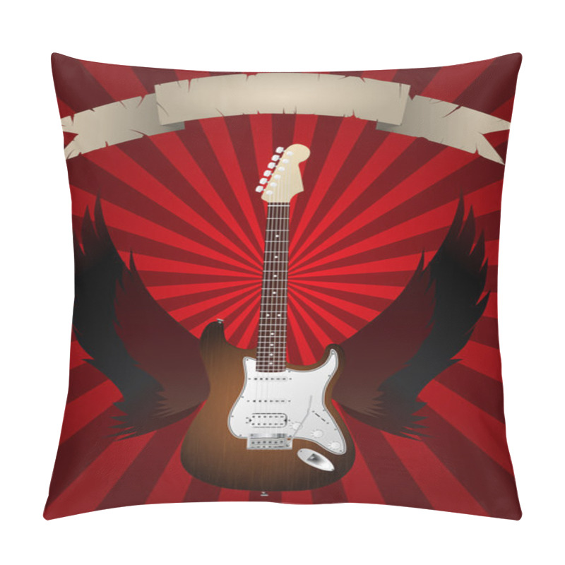 Personality  Guitar Wings Pillow Covers