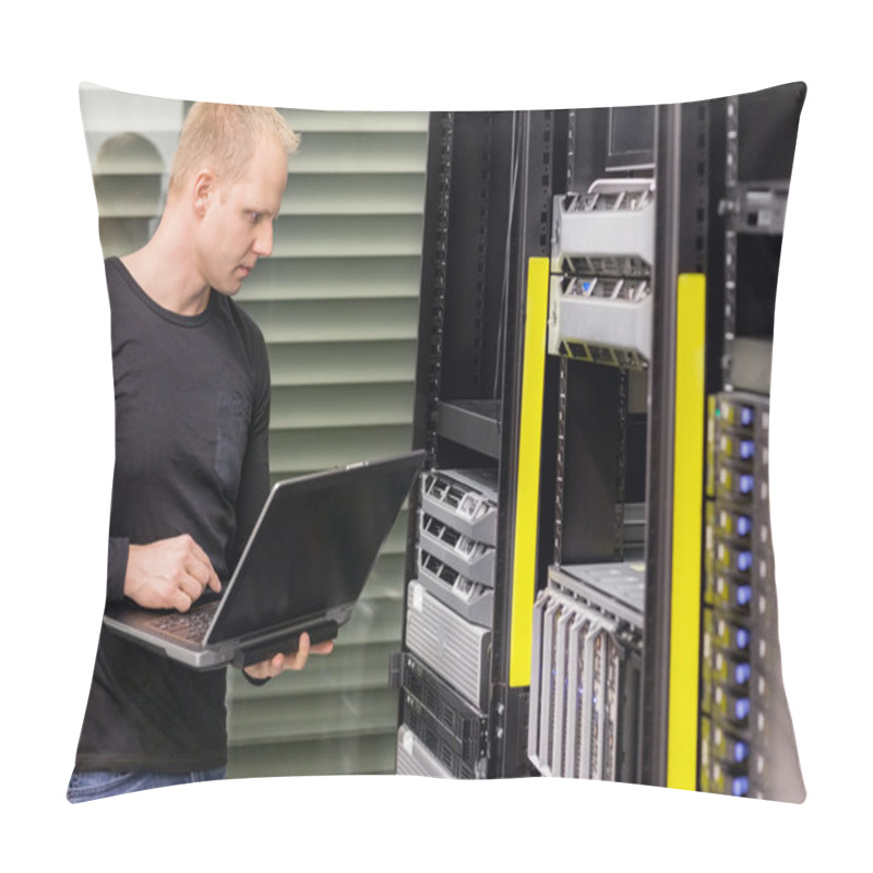 Personality  It Consultant In Data Center Pillow Covers