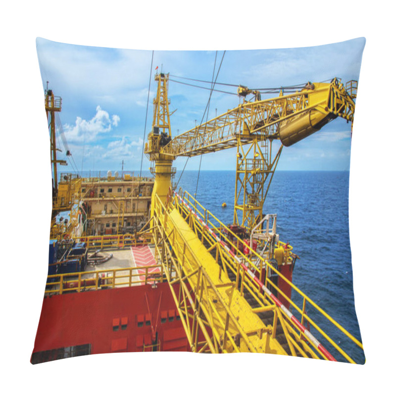 Personality  Offshore Oil And Rig Platform  Pillow Covers