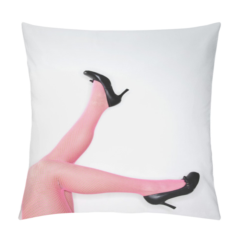 Personality  Pink Legs And Heels. Pillow Covers