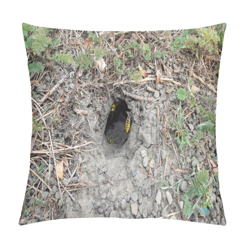 Personality  Log Into The Slot Vespula Vulgaris Pillow Covers