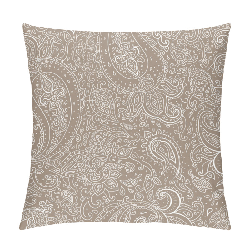 Personality  Seamless Paisley Background. Pillow Covers