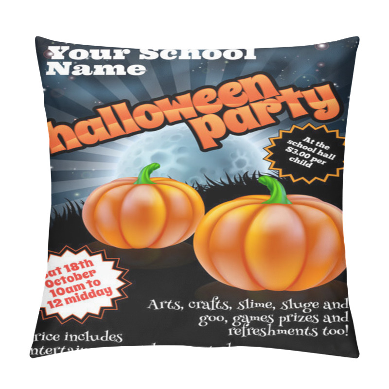 Personality  Halloween Party Poster Pillow Covers