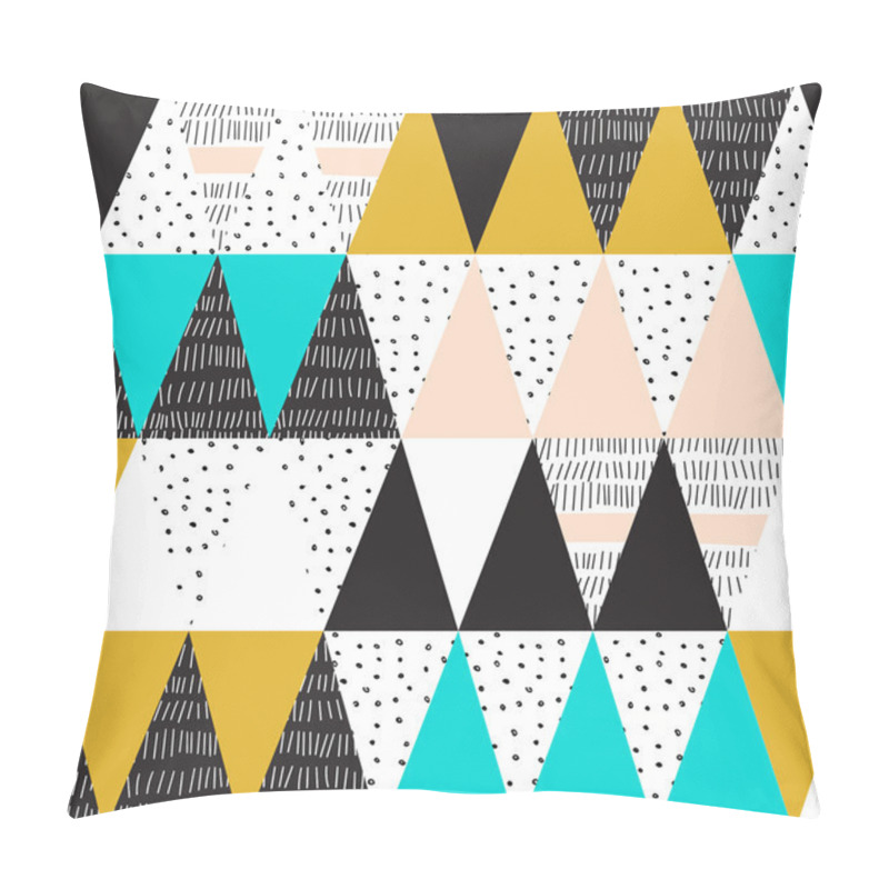 Personality  Geometric Retro 80s Style Pillow Covers