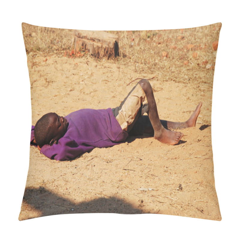 Personality  African Children Suffering From AIDS Followed By The Non-profit  Pillow Covers