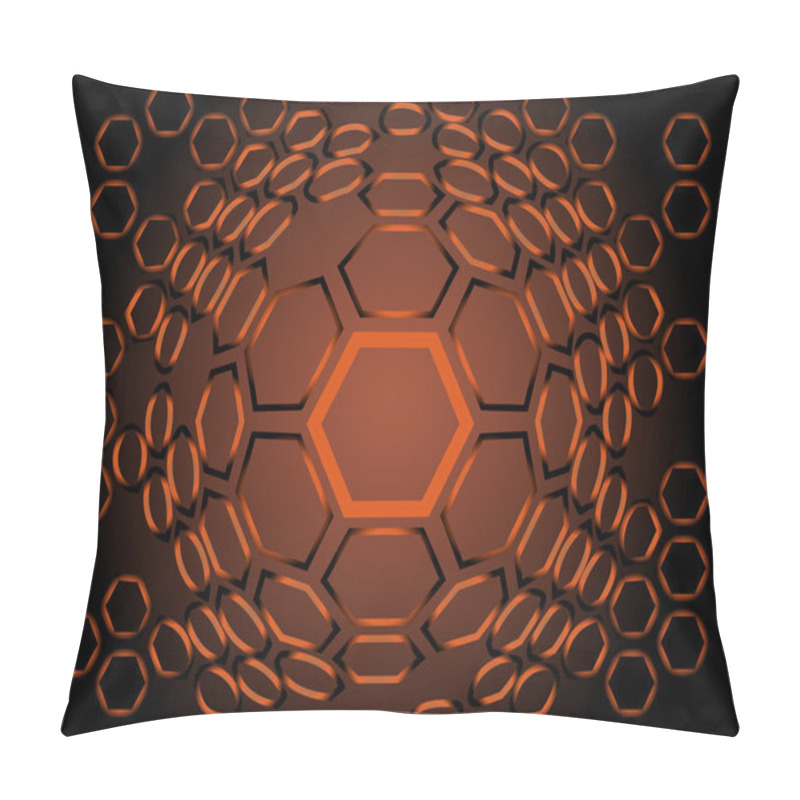 Personality  Hexagons Abstract Background Pillow Covers