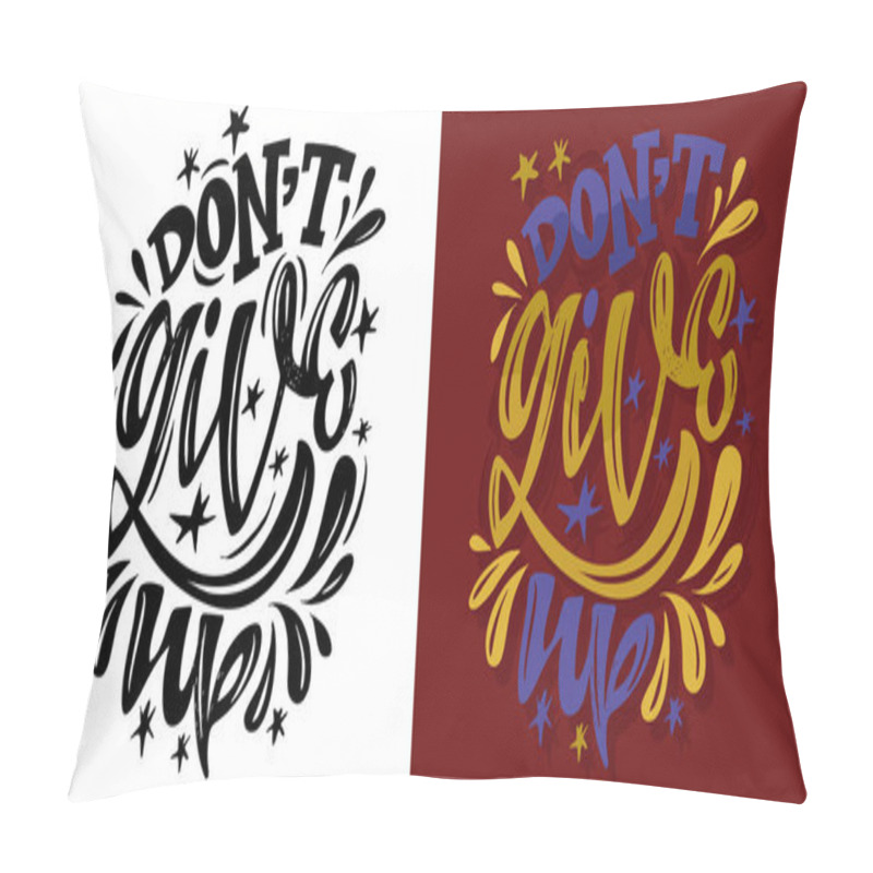 Personality  Cute Hand Drawn Doodle Lettering Quote. Lettering For T-shirt Design, Mug Print, Bag Print, Clothes Fashion. 100% Hand Drawn Vector Image. Pillow Covers