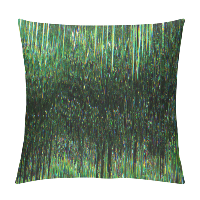 Personality  Digital Glitch Transmission Error Pixel Vibration Pillow Covers