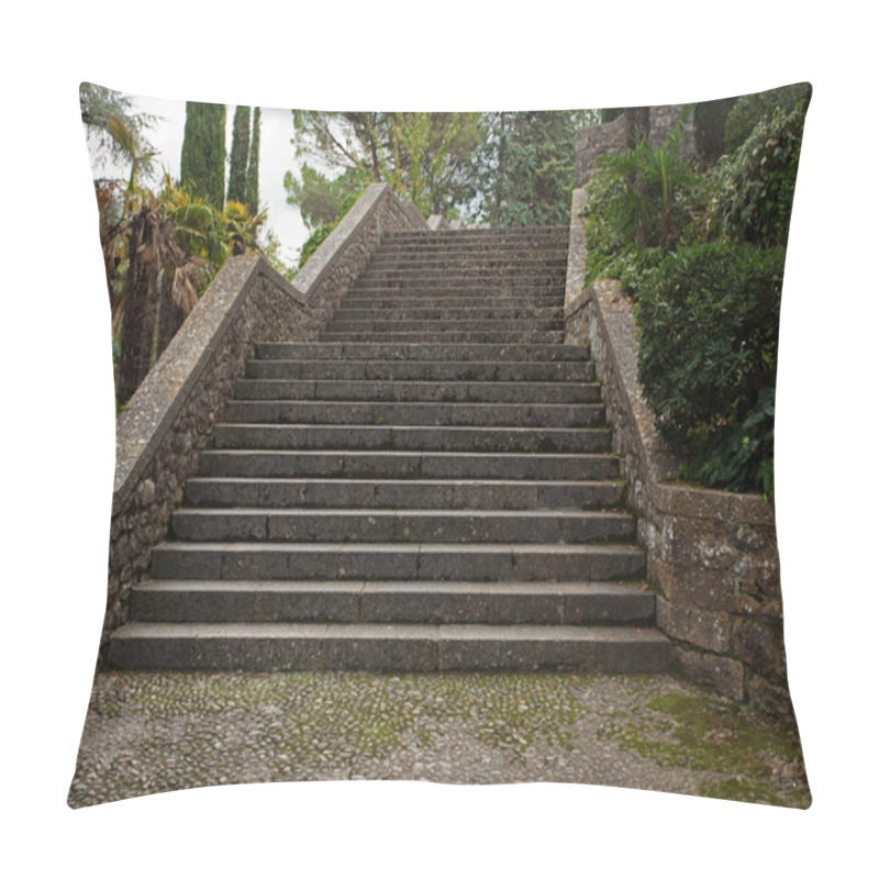 Personality  Old Stone Stairs In The Park Pillow Covers