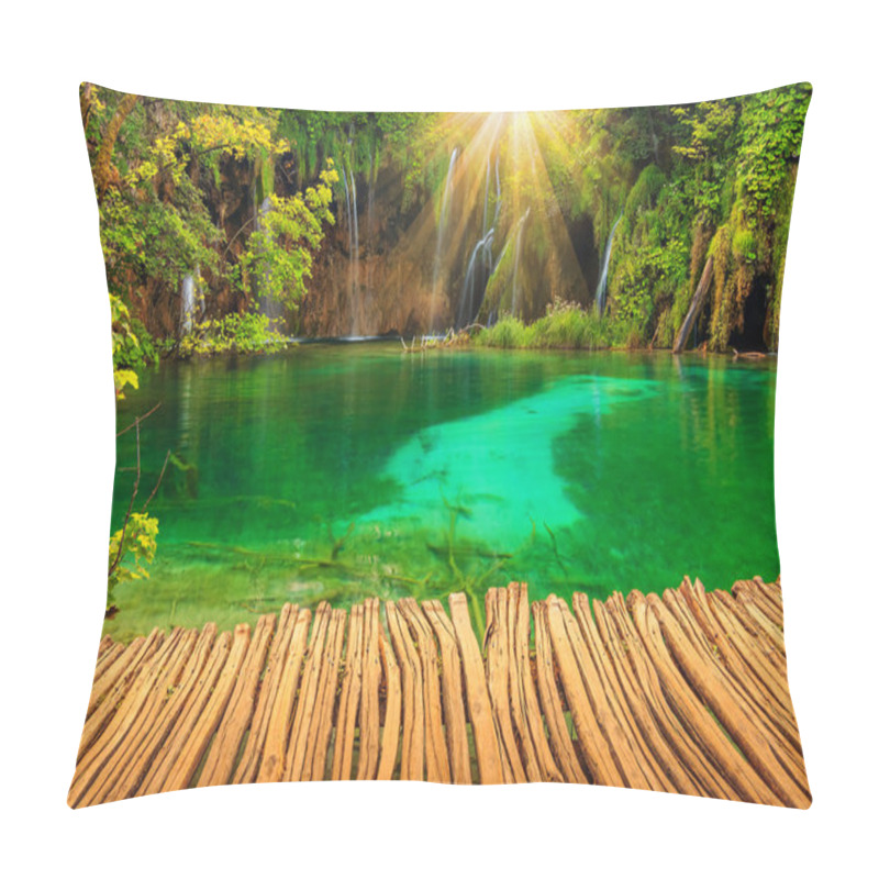 Personality  Waterfalls In Plitvice Lakes National Park,Croatia Pillow Covers