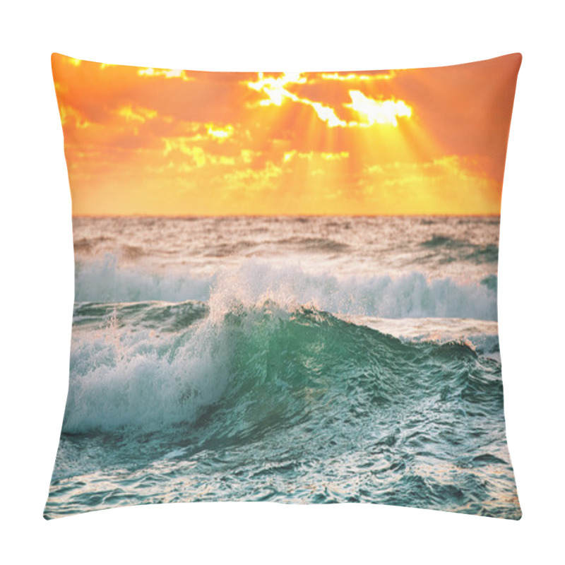 Personality  Beautiful Cloudscape Over The Sea Pillow Covers