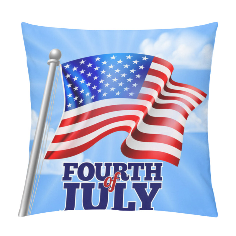 Personality  Fourth Of July Independence Day Flag Design Pillow Covers