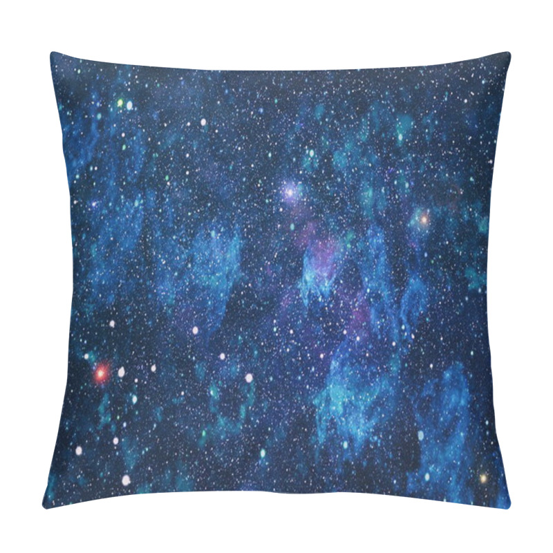 Personality  Futuristic Abstract Space Background. Night Sky With Stars And Nebula. Elements Of This Image Furnished By NASA Pillow Covers