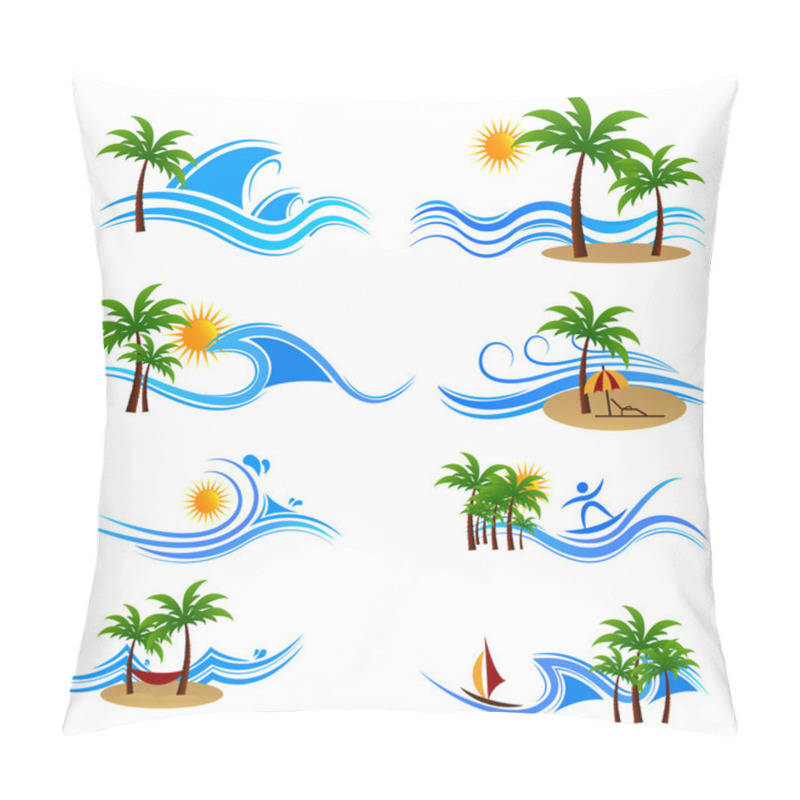 Personality  Sea View Pillow Covers