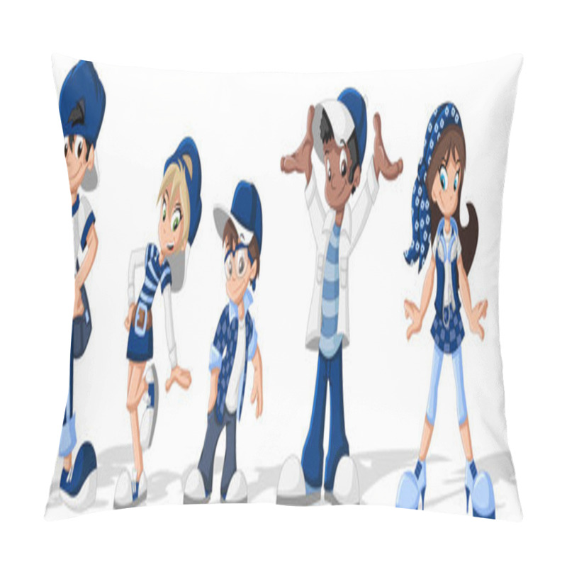 Personality  Cool Teenagers. Pillow Covers