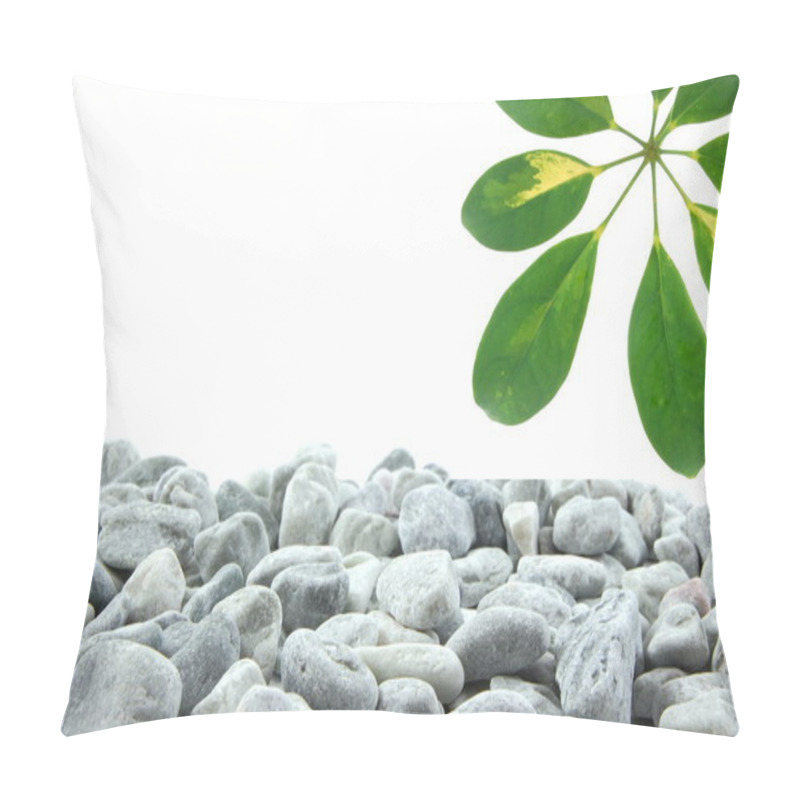 Personality  Stones And Leaf Pillow Covers