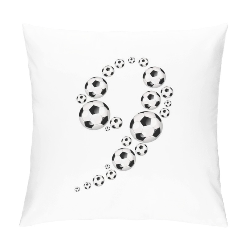 Personality  Soccer Football Sports Number Pillow Covers