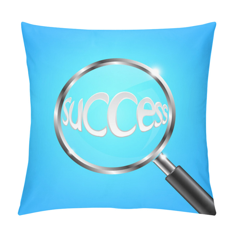 Personality  Magnifying Glass Focus Success Pillow Covers