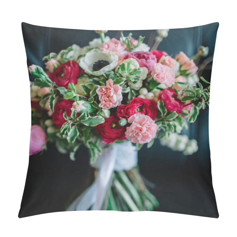 Personality  Beauty Wedding Bouquet Pillow Covers