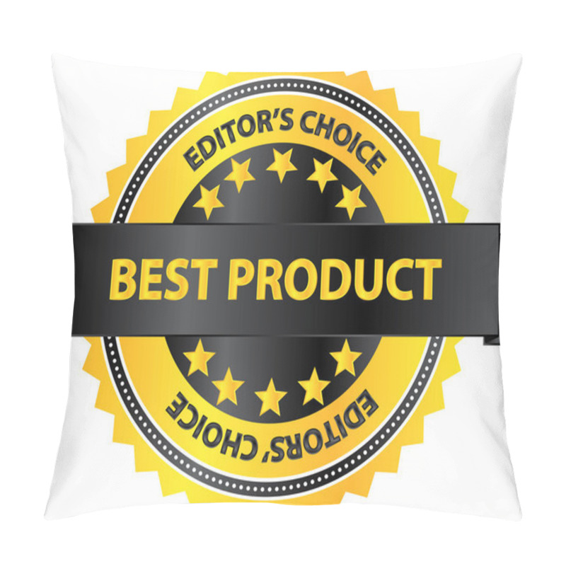 Personality  Editors Choice Best Product Of The Year Badge Pillow Covers