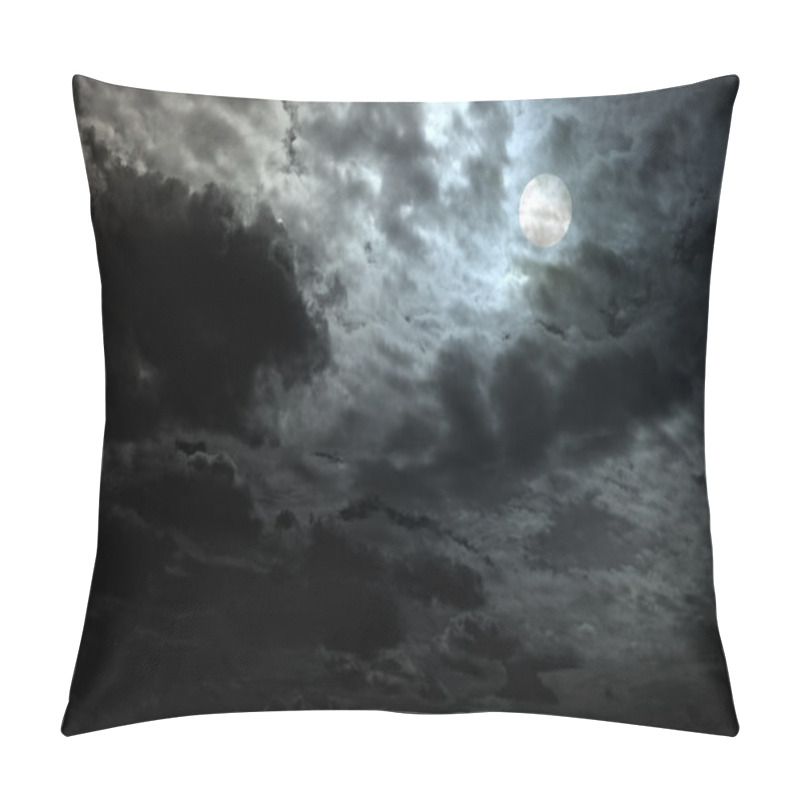 Personality  Cloudy Full Moon Night Pillow Covers