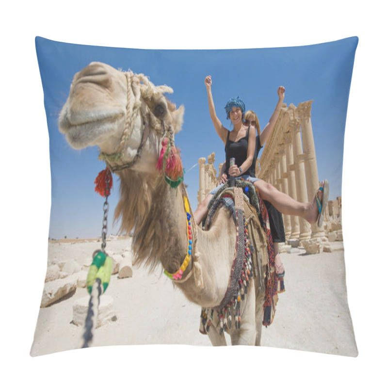 Personality  Ride On The Camel Pillow Covers