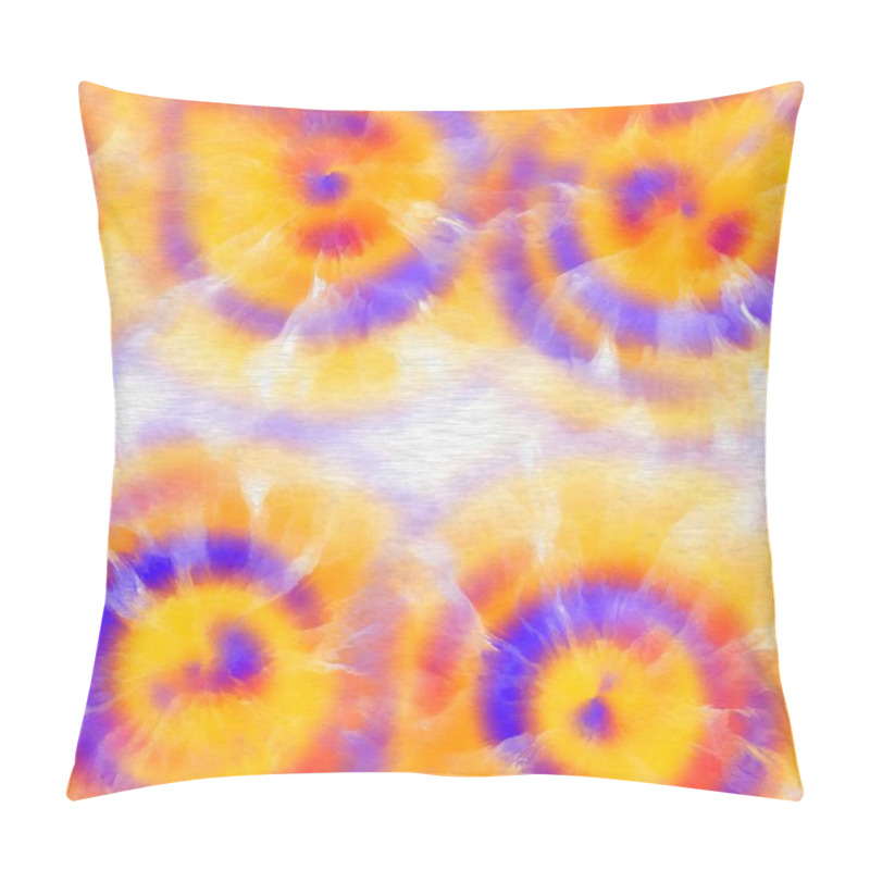 Personality  Seamless Tie Dye Spiral Fashion Print Swatch Pillow Covers