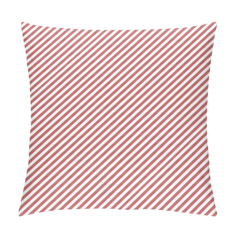 Personality  Red Diagonal Lines Pattern Pillow Covers