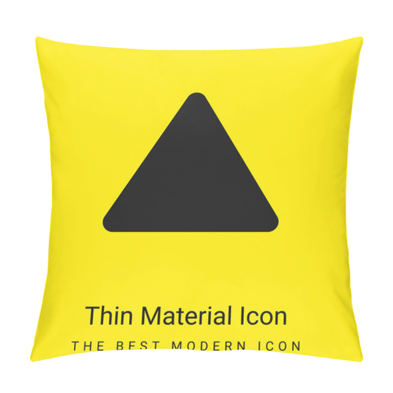 Personality  Bleach Minimal Bright Yellow Material Icon Pillow Covers