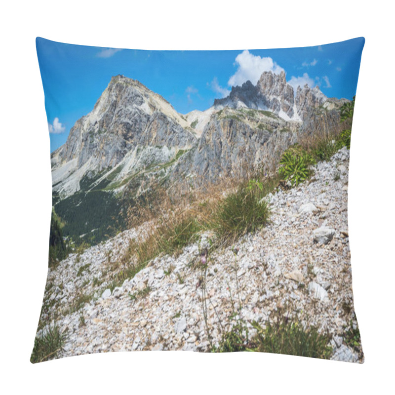 Personality  Breathtaking View Of The Cortina Dolomites. Italy Pillow Covers