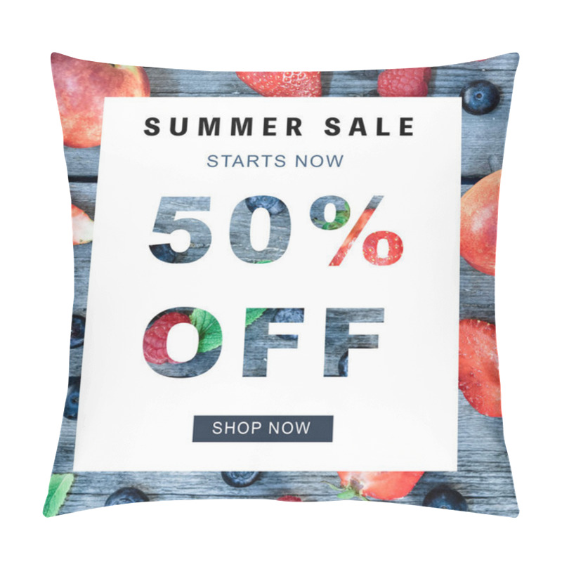 Personality  Summer Sale Banner Pillow Covers