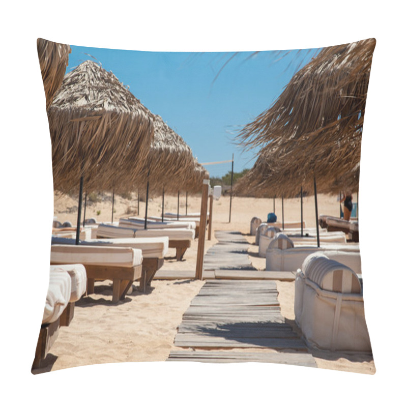 Personality  Sandy Beach And Beach Beds Pillow Covers