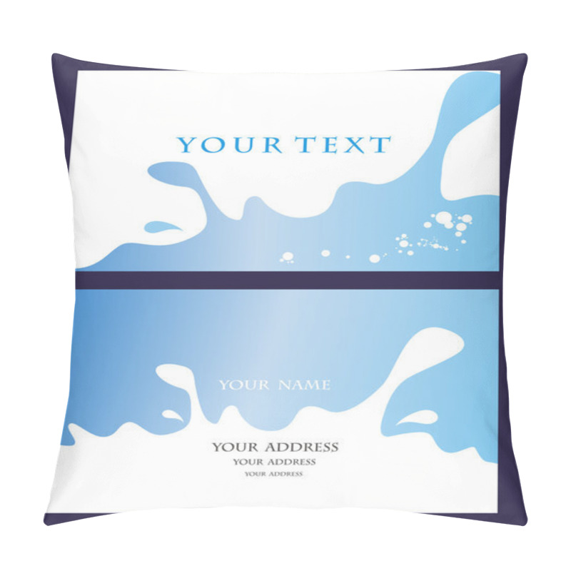 Personality  Business Card Set Pillow Covers